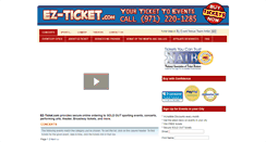 Desktop Screenshot of ez-ticket.com